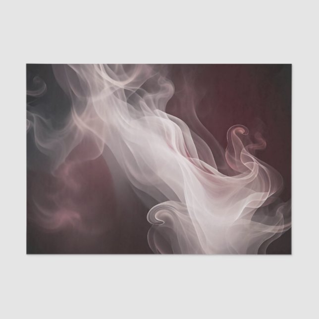 Papier Mousseline Dreamy Smoke Marbre Abstrait (Recto)