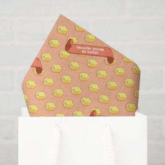 Papier Mousseline Drôle Battenberg parce que tu es si doux Motif