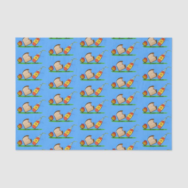 Papier Mousseline Drôle de dessin animé de fourmis (Recto)