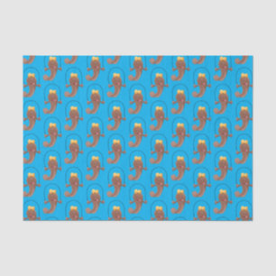 Papier Mousseline Drôle sauter boudskipper poisson dessin animé