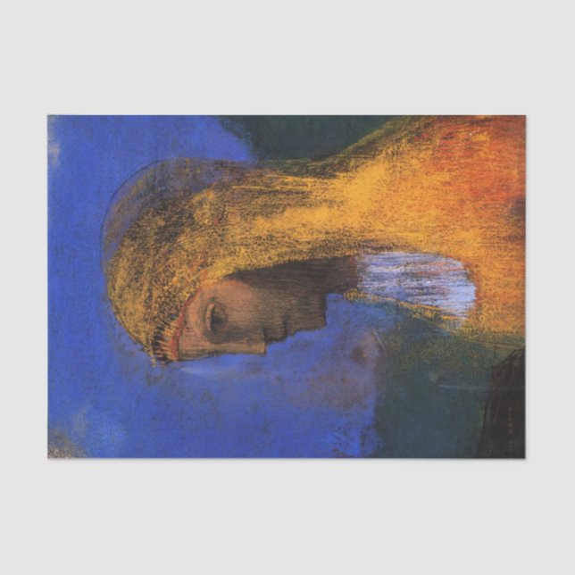 Papier Mousseline Druidess par Odilon Redon (Recto)