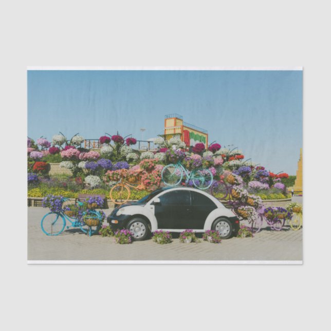 Papier Mousseline Dubai Miracle Garden (Recto)