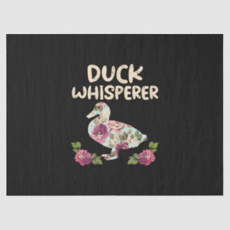 Papier Mousseline Duck Whisperer Fleur Drôle Agriculture Animal de f