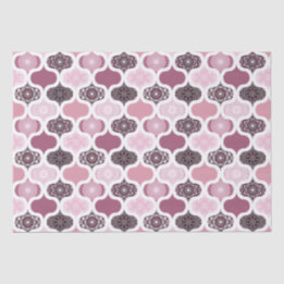 Papier Mousseline Dusky Rose Dot Mandalas Ogee Patchwork