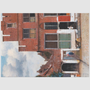 Papier Mousseline Dutch Alley, Johannes Vermeer