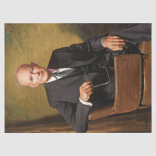 Papier Mousseline Dwight Eisenhower Président Portrait de la Maison