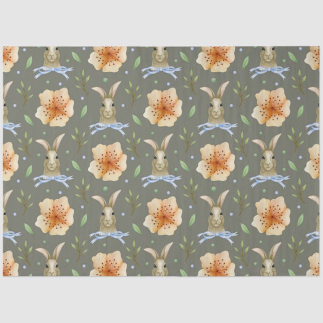 Papier Mousseline Easter Bunny Series Design 12 (Recto)