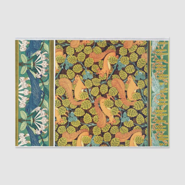 Papier Mousseline Écureuil (Recto)