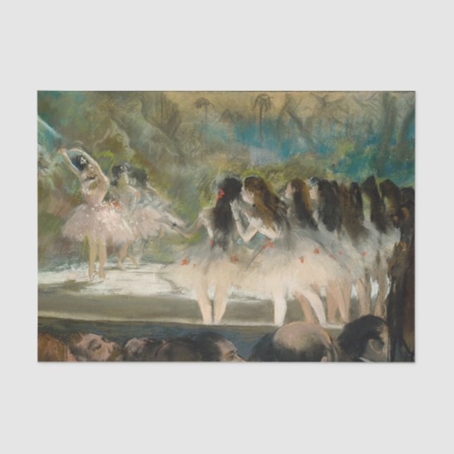 Papier Mousseline Edgar Degas - Ballet à l'Opéra de Paris (Recto)
