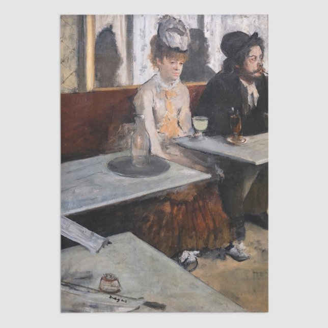 Papier Mousseline Edgar Degas - Dans un café / L'Absinthe (Créateur téléchargé)