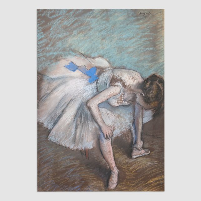 Papier Mousseline Edgar Degas - Danseur assis (Créateur téléchargé)