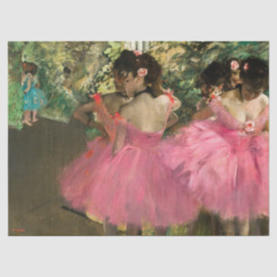 Papier Mousseline Edgar Degas - Danseurs en rose
