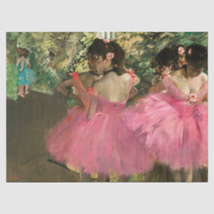 Papier Mousseline Edgar Degas - Danseuses en rose