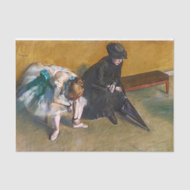 Papier Mousseline Edgar Degas - En attente (Recto)