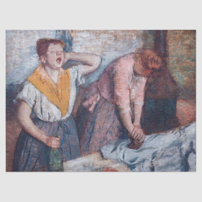 Papier Mousseline Edgar Degas - Femmes en repassage (Recto)