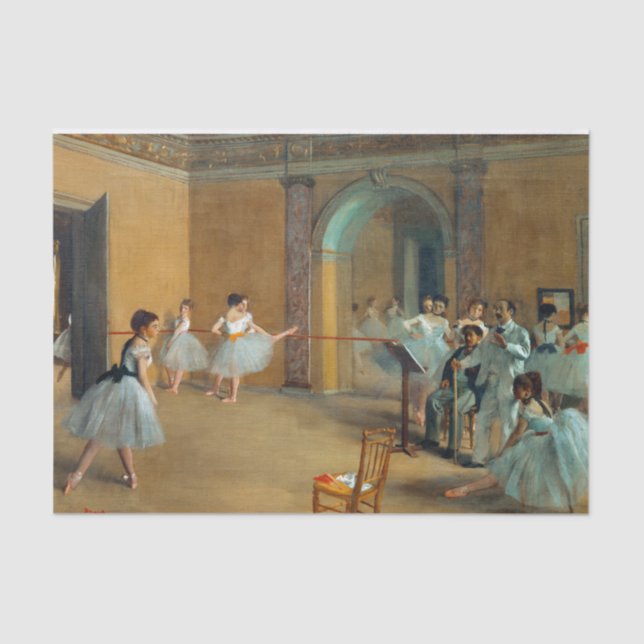 Papier Mousseline Edgar Degas Le Foyer de la Danse à l'Opéra (Recto)