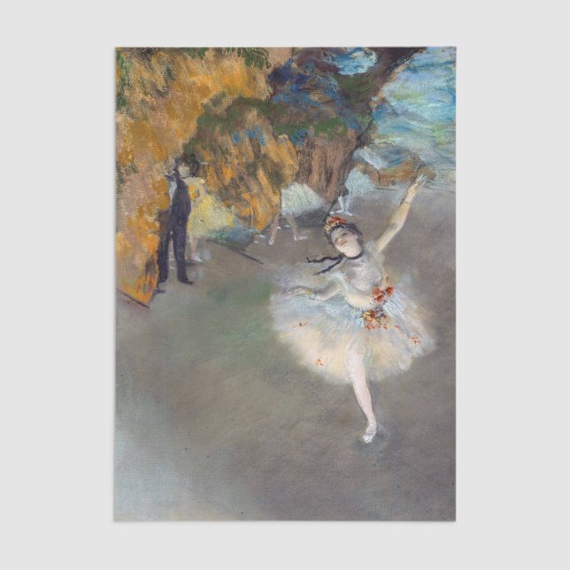 Papier Mousseline Edgar Degas - L'Étoile / Danseur sur scène (Créateur téléchargé)
