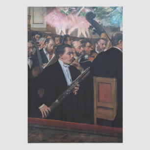 Papier Mousseline Edgar Degas - Orchestre à l'Opéra
