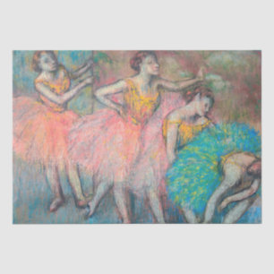 Papier Mousseline Edgar Degas - Quatre Danseurs