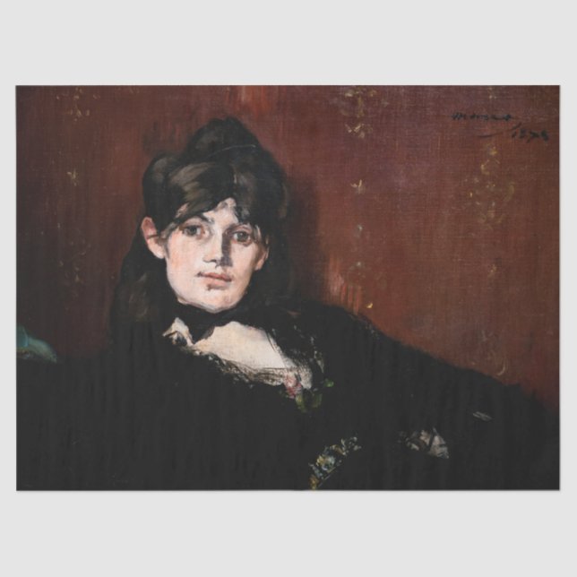 Papier Mousseline Edouard Manet - Berthe Morisot se rétracte (Recto)
