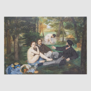 Papier Mousseline Edouard Manet - Déjeuner sur l'herbe