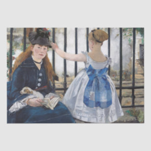 Papier Mousseline Edouard Manet - La Gare