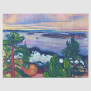 Papier Mousseline Edvard Munch - Fumée de train
