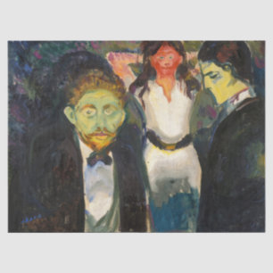 Papier Mousseline Edvard Munch - Jealousy