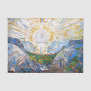 Papier Mousseline Edvard Munch - Le Soleil 1912