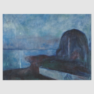 Papier Mousseline Edvard Munch - Nuit étoilée 1893