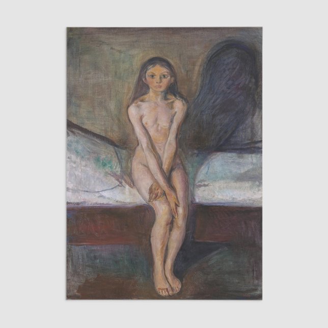 Papier Mousseline Edvard Munch - Puberté (Créateur téléchargé)