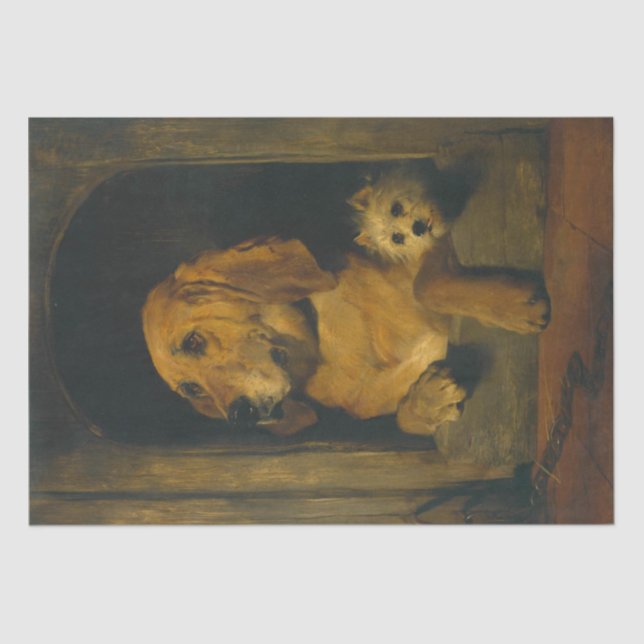 Papier Mousseline Edwin Landseer| Dignité et confusion des puds (Recto)