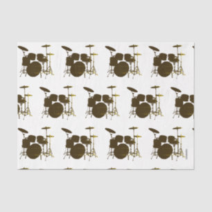 Papier Mousseline Effet Vintage du jeu de tambours HAMbWG
