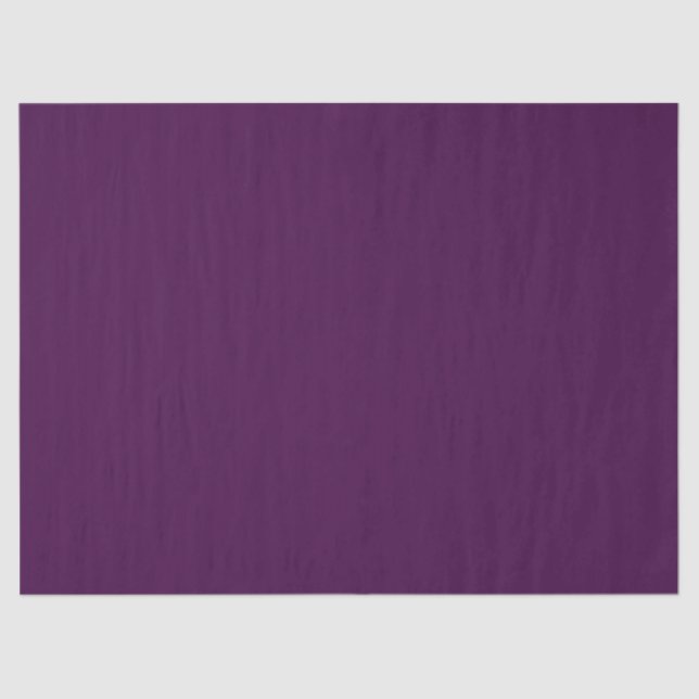 Papier Mousseline Eggplant Purple Solid (Recto)