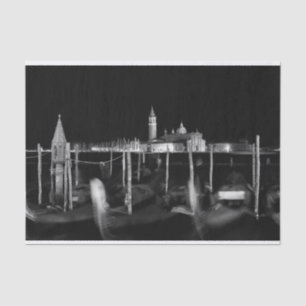 Papier Mousseline Église San Giorgio Maggiore, gondolas à Venise