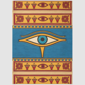 Papier Mousseline Egyptian Eye of Horus, Eye of Ra Egypt Deity