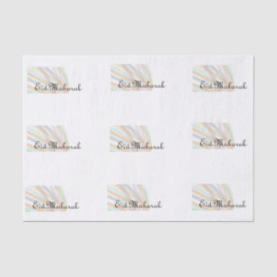 Papier Mousseline Eid Mubarak