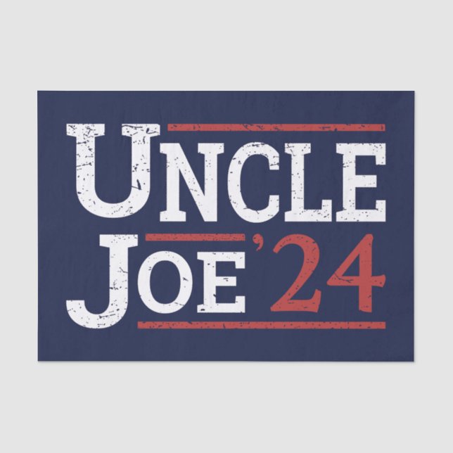 Papier Mousseline Élection 2024 - Oncle Joe I (Recto)