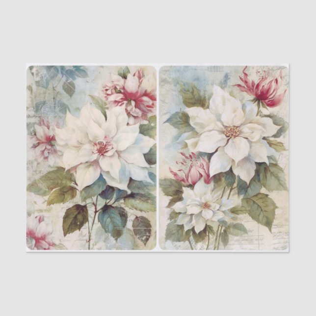 Papier Mousseline Élégance blanche (Recto)