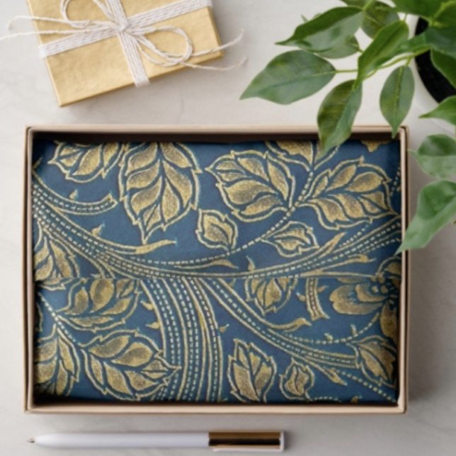 Papier Mousseline Élégance de la floraison dorée (Créateur téléchargé)