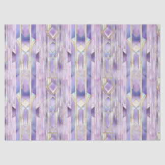 Papier Mousseline Élégance Lilac En Verre Tiré