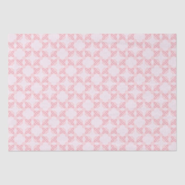 Papier Mousseline Élégance Pétale Rose (Recto)