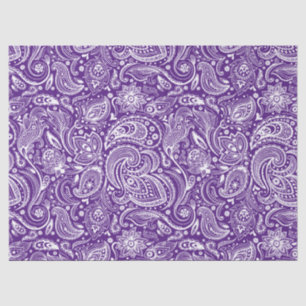 Papier Mousseline Elégant cachemire floral blanc sur Arrière - plan