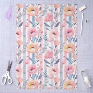 Papier Mousseline Élégant Cottage Pastel Craft & Découpage