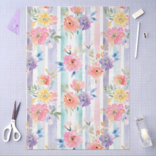 Papier Mousseline Élégant Cottage Pastel Craft & Découpage