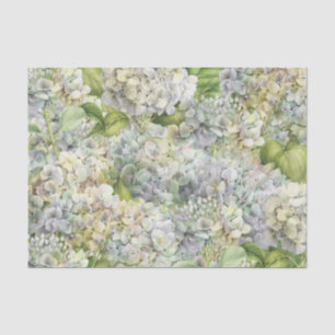 Papier Mousseline Élégant découpage Motif de Hydrangea floral défraî