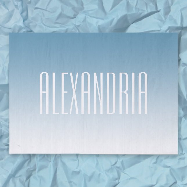 Papier Mousseline Élégant et élégant, texte et couleur Ombre (Créateur téléchargé)