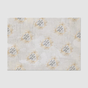 Papier Mousseline Élégant Gold Shield Entreprise Marque d'entreprise