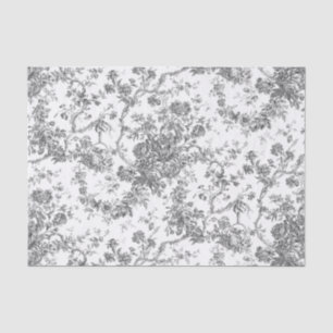 Papier Mousseline Élégant Gris de Toile Vintage