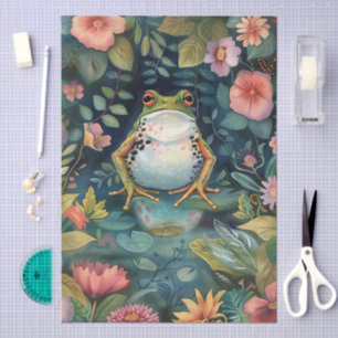 Papier Mousseline Elégant Jardin Oriental Thème Découpage Artisanat